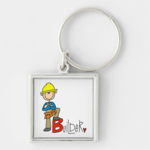 B is for Builder Key Ring