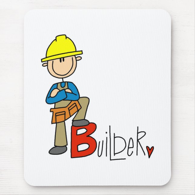 B is for Builder Mouse Pad (Front)