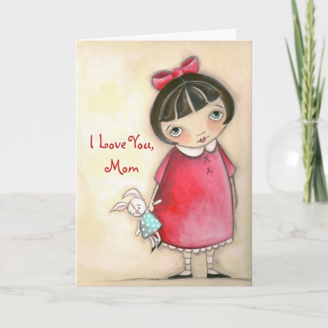 B is for Bunny - Mother's DAy Card (Front)