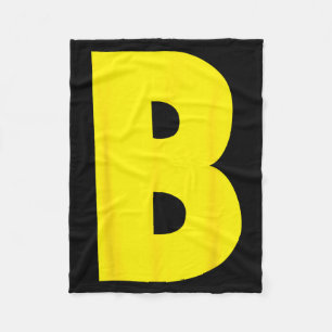 B Letter Chipmunk Group Matching Funny Halloween Fleece Blanket