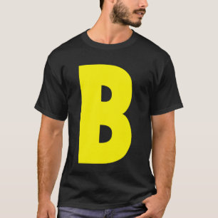 B Letter Chipmunk Group Matching Funny Halloween L T-Shirt