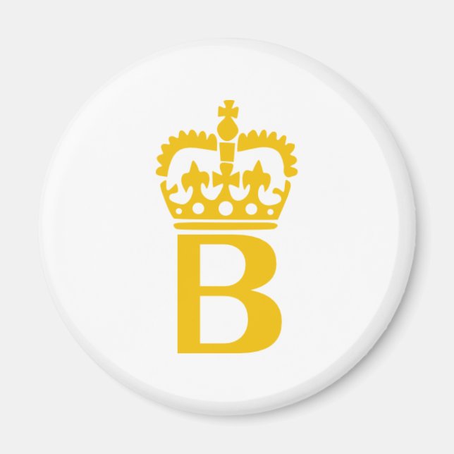 B - Letter - Name Magnet (Front)