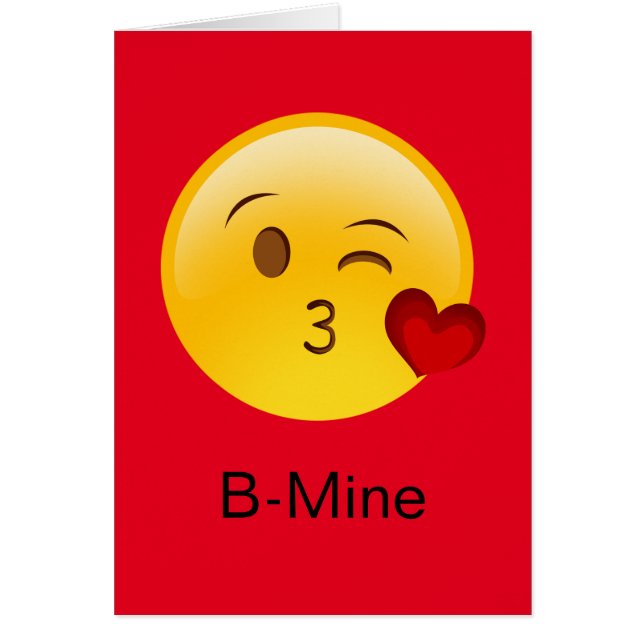 B-Mine Emoji valentine (Front)