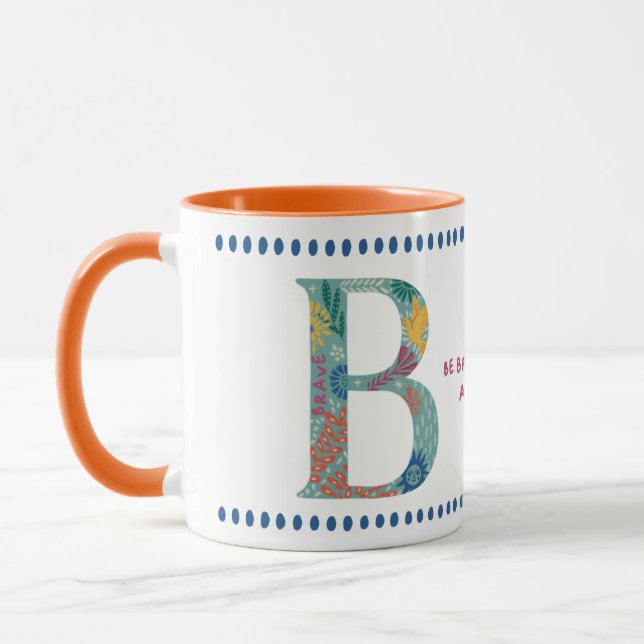 B Monogram Mug  (Left)