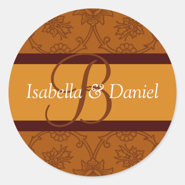 B Monograms For Envelope Seals (Front)