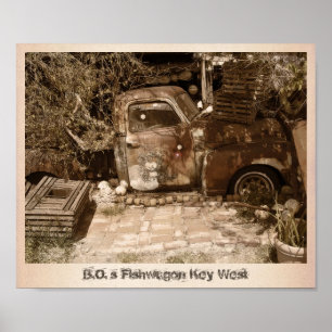 B.O.'s Fish Wagon Poster