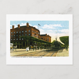 B&O Station, Cumberland, Maryland Postcard