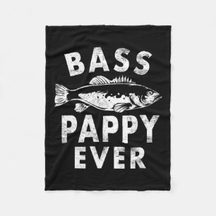 B Pappy Ever Fishing Gifts Pappy Father's Day Fleece Blanket