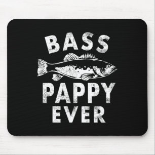 B Pappy Ever Fishing Gifts Pappy Father's Day  Mouse Pad