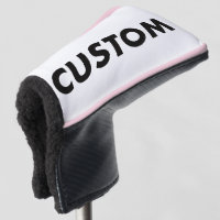 B. PINK Piping Custom Golf Putter Headcover Blank