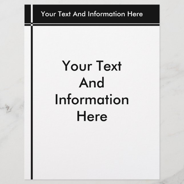 B-Professional Letterhead (Front)