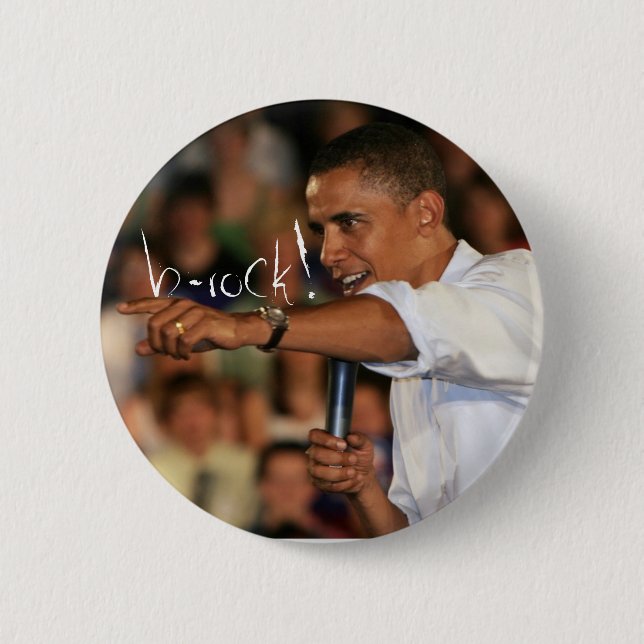 b-rock! 6 cm round badge (Front)
