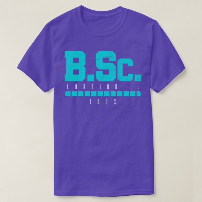 B Sc Bachelor of Science Graduation T-Shirt (Design Front)