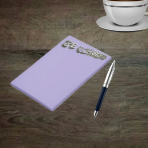 B Schooled Grey-Wht  Post-it Notes