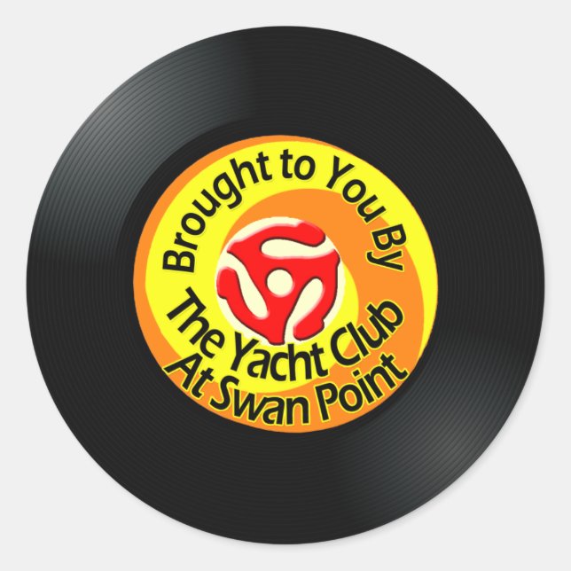 B Side 1 Classic Round Sticker (Front)