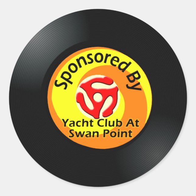 "B" Side 5 Classic Round Sticker (Front)