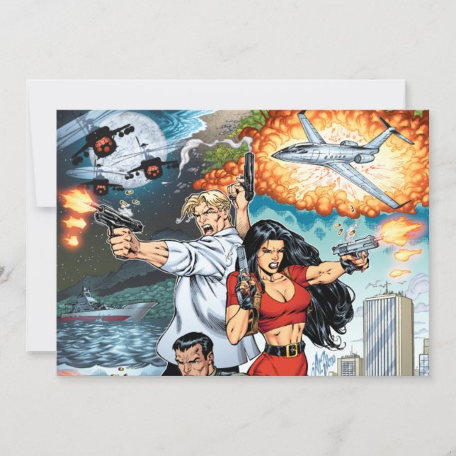 B@stard Stew Action Comic Art by Al Rio (Front)