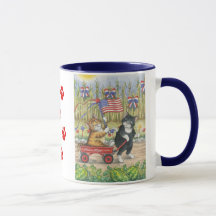 B & T #19 Patriotic Mug