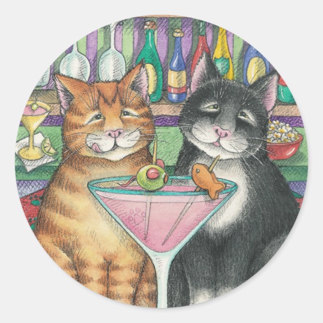 B & T #6 Cocktail Sticker (Front)