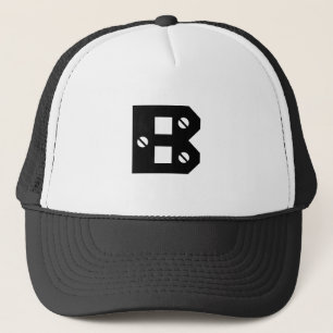 B TRUCKER HAT