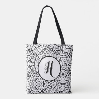 B&W Animal Print (Customise) Tote Bag