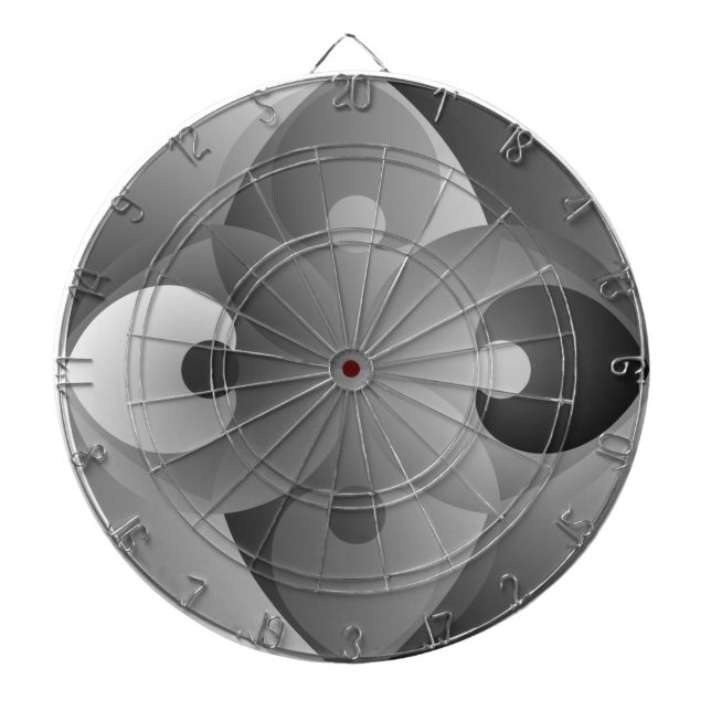 B/W Balance by Kenneth Yoncich Dartboard (Front)
