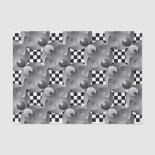 B/W Balance by Kenneth Yoncich Tissue Paper