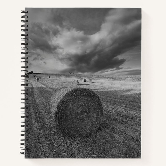 B&W Barley Field Notebook (Front)