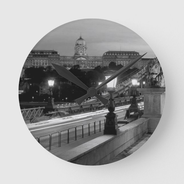 B&W Budapest Round Clock (Front)