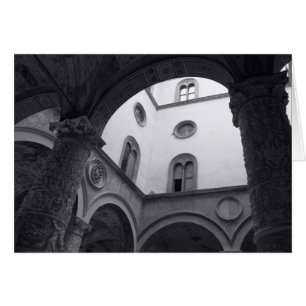 B&W Courtyard Detail