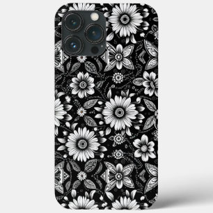 B&W Daisy Dose  iPhone 13 Pro Max Case
