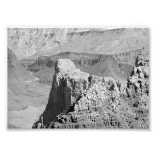 B&W Grand Canyon 3 Photo Print