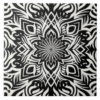 B&W Harmony (without border) Ceramic Tile