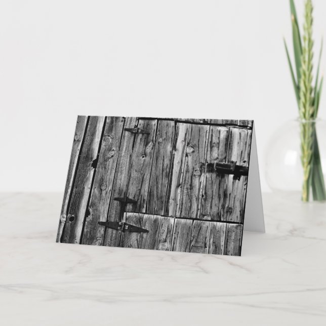 B&W Hinged V Card (Front)