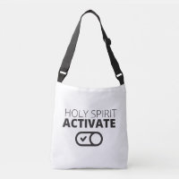 B/W Holy Spirit Activate Icon Gospel Graphics Gosp