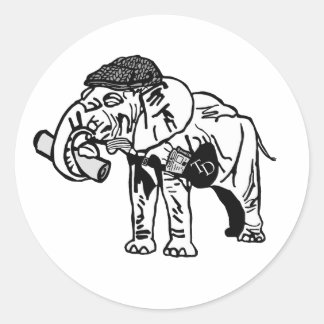 B&W Jumbo Sticker (20 COUNT!)