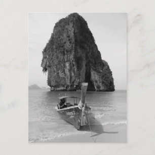 B&W Krabi beach 3 Postcard