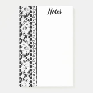 B&W Lace Post-it Post-it Notes