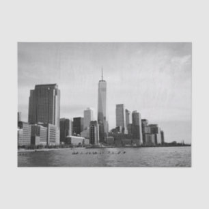 B&W Manhattan Tissue Paper