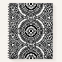 B&W Medallion Motif