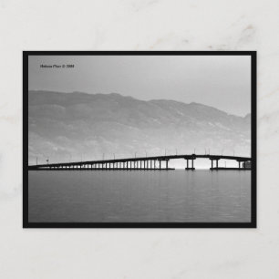 B&W Okanagan Lake Bridge Postcard