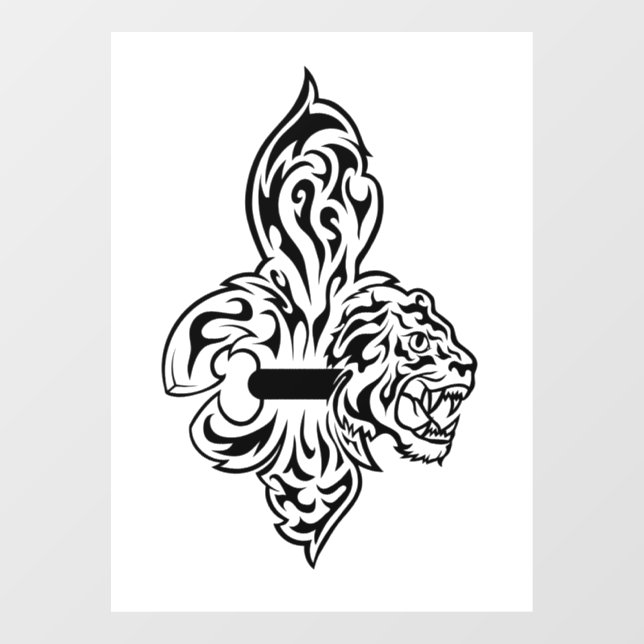 B&W ORIGINAL Fleur De Lis W/Mike (Sheet)