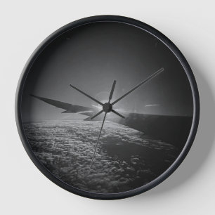 B&W Plane Shot Clock