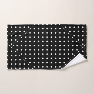 B&W Polkadots Bath Towel Set