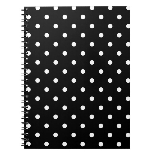 B&W Polkadots Notebook (Front)