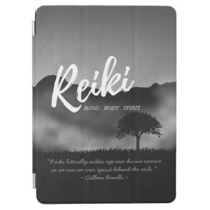 B&W Reiki Master Yoga Mediation instructor Quotes iPad Air Cover