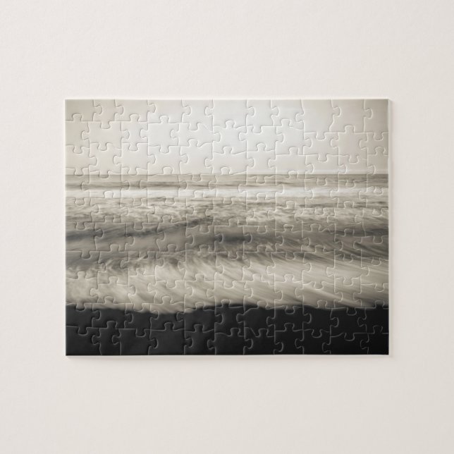 B&W seascape, Hawaii Jigsaw Puzzle (Horizontal)