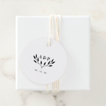 B & W | Simple Modern Wedding Thank you Gift