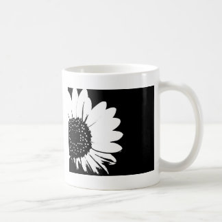 B&W Sunflower Mug