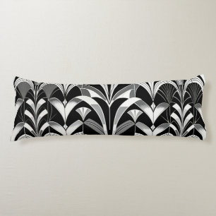 B&W Throw Blanket Body Cushion
